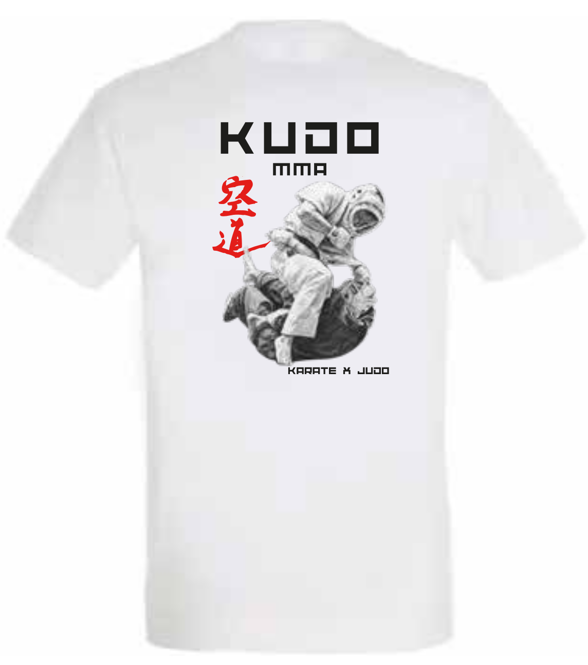 Küzdő figura hátmintás póló (Kudo) - Image 3