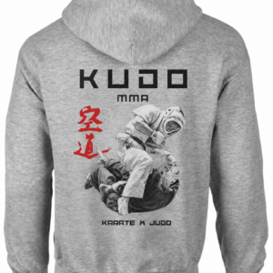 Küzdő figura hátmintás belebújós pulóver (Kudo)